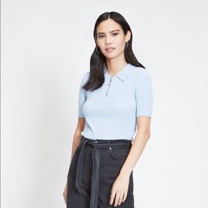 Super cute Miss Selfridge/TopShop blue shirt!